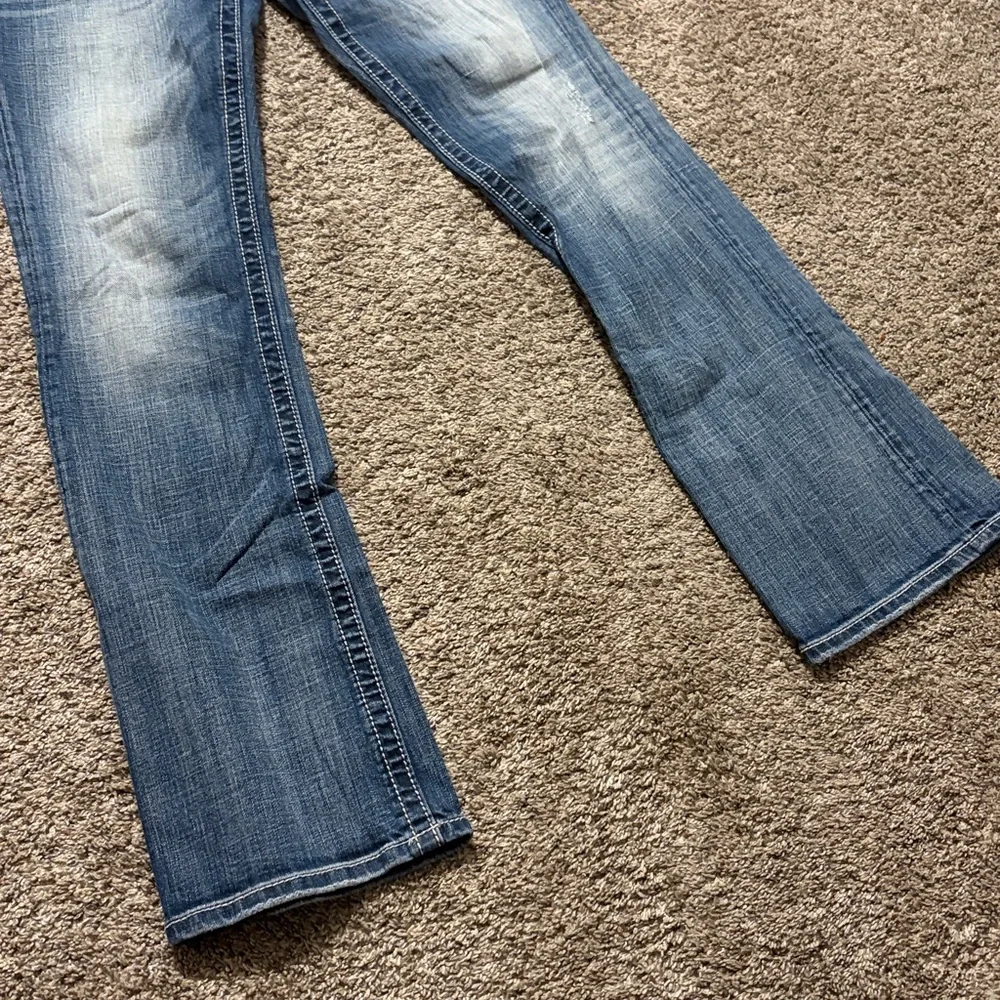 Miss Me Women’s Mid‎ Rise Medium Faded Wash Boot Cut Jeans Size 30